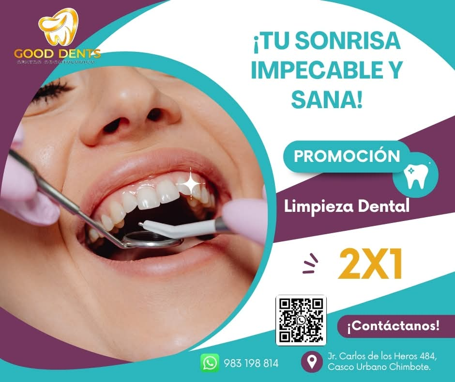 Promoción limpieza dental 2x1